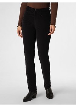 BRAX Spodnie Kobiety Bawełna czarny jednolity ze sklepu vangraaf w kategorii Spodnie damskie - zdjęcie 163574404