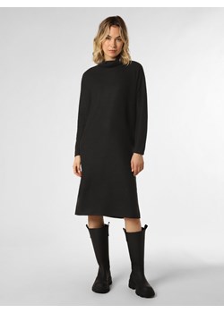 soyaconcept® Sukienka damska Kobiety Sztuczne włókno czarny jednolity ze sklepu vangraaf w kategorii Sukienki - zdjęcie 163574421
