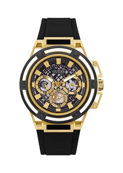Guess zegarek męski kolor czarny ze sklepu ANSWEAR.com w kategorii Zegarki - zdjęcie 163593114