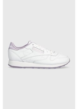 Reebok Classic sneakersy skórzane CLASSIC LEATHER kolor biały ze sklepu ANSWEAR.com w kategorii Buty sportowe damskie - zdjęcie 163594301