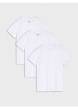 Sinsay - Koszulki 3 pack - biały ze sklepu Sinsay w kategorii T-shirty chłopięce - zdjęcie 163596914