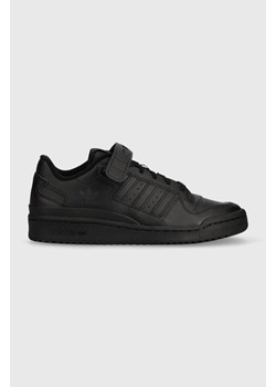 adidas Originals sneakersy skórzane Forum Low GV9766 kolor czarny ze sklepu PRM w kategorii Buty sportowe męskie - zdjęcie 163598430