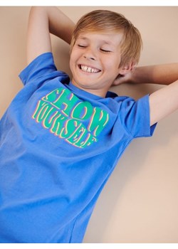 Sinsay - Koszulka - niebieski ze sklepu Sinsay w kategorii T-shirty chłopięce - zdjęcie 163598994