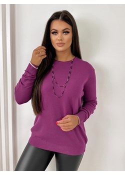 sweter trope fioletowy one size ze sklepu UBRA w kategorii Swetry damskie - zdjęcie 163614610