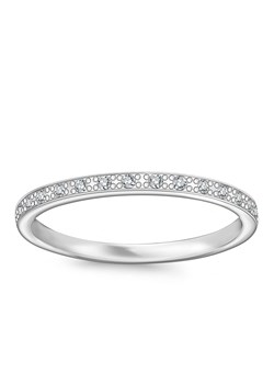 Obrączka z białego złota z diamentami - Forever ze sklepu YES.pl w kategorii Obrączki - zdjęcie 163624744