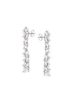 Kolczyki srebrne z perłami i cyrkoniami - Pearls of Sky ze sklepu YES.pl w kategorii Kolczyki - zdjęcie 163625722