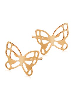 Kolczyki złote - motyle - Mini ze sklepu YES.pl w kategorii Kolczyki - zdjęcie 163628170