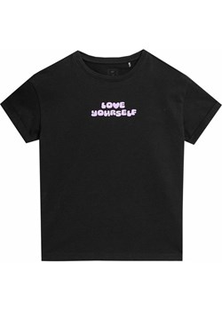 Koszulka dziewczęca 4FJAW23TTSHF0825 4F ze sklepu SPORT-SHOP.pl w kategorii Bluzki dziewczęce - zdjęcie 163639631