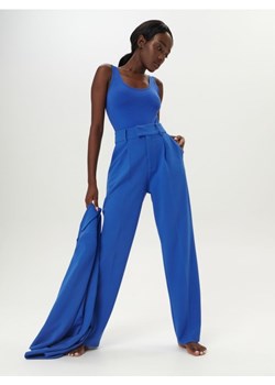 Sinsay - Body bawełniane - niebieski ze sklepu Sinsay w kategorii Bluzki damskie - zdjęcie 163641722