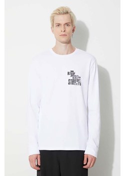 KSUBI longsleeve bawełniany kolor biały z nadrukiem ze sklepu PRM w kategorii T-shirty męskie - zdjęcie 163647071