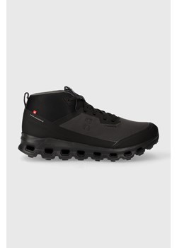 On-running buty CLOUDROAM WATERPROOF męskie kolor czarny ze sklepu PRM w kategorii Buty trekkingowe męskie - zdjęcie 163647142
