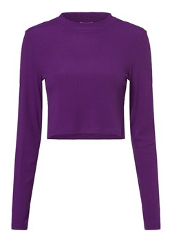 Noisy May Damska koszulka z długim rękawem Kobiety purpurowy jednolity ze sklepu vangraaf w kategorii Bluzki damskie - zdjęcie 163649192