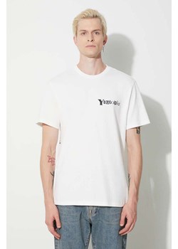 KSUBI t-shirt bawełniany męski kolor biały z nadrukiem ze sklepu ANSWEAR.com w kategorii T-shirty męskie - zdjęcie 163652194