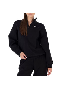 Bluza Champion Half Zip Sweatshirt 116590-KK001 - czarna ze sklepu streetstyle24.pl w kategorii Bluzy damskie - zdjęcie 163653704