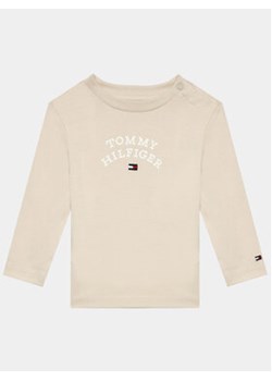 Tommy Hilfiger Bluzka KN0KN01736 Écru Regular Fit ze sklepu MODIVO w kategorii Kaftaniki i bluzki - zdjęcie 163662270