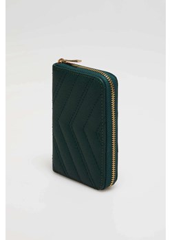 Kolorowe portfele damskie skórzane - Zielone - Zielony