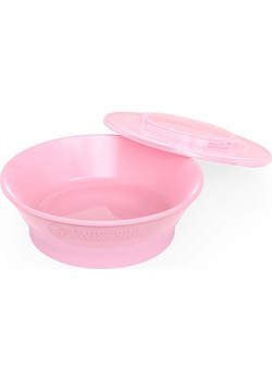 Twistshake Miska w kolorze jasnoróżowym do nauki jedzenia - 430 ml ze sklepu Limango Polska w kategorii Miski - zdjęcie 163666621