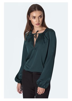 Nife Bluzka w kolorze zielonym ze sklepu Limango Polska w kategorii Bluzki damskie - zdjęcie 163667181