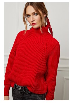 So Cachemire Wełniany sweter &quot;Baby&quot; w kolorze czerwonym ze sklepu Limango Polska w kategorii Swetry damskie - zdjęcie 163668282