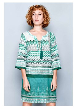 H.H.G. Sukienka w kolorze zielonym ze wzorem ze sklepu Limango Polska w kategorii Sukienki - zdjęcie 163670660