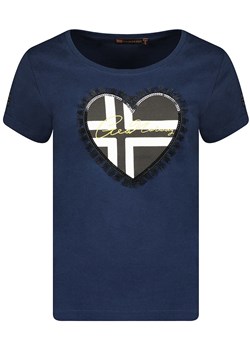 Geographical Norway T-shirt &quot;Jeduction&quot; w kolorze granatowym ze sklepu Limango Polska w kategorii Bluzki damskie - zdjęcie 163671540