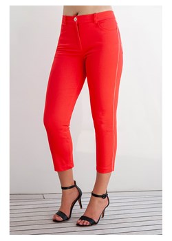 Bleu d&apos;Azur Spodnie &quot;Rome&quot; w kolorze czerwonym ze sklepu Limango Polska w kategorii Spodnie damskie - zdjęcie 163672690