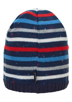 Sterntaler Dzianinowa czapka w kolorze granatowym ze wzorem ze sklepu Limango Polska w kategorii Czapki dziecięce - zdjęcie 163675232