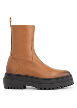 mysa Skórzane botki &quot;Hyacinthus&quot; w kolorze jasnobrązowym ze sklepu Limango Polska w kategorii Workery damskie - zdjęcie 163675623
