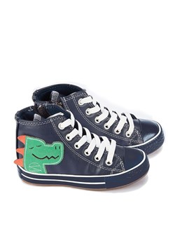 Denokids Sneakersy &quot;Dino&quot; w kolorze granatowym ze sklepu Limango Polska w kategorii Trampki dziecięce - zdjęcie 163676260