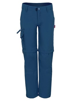 Trollkids Spodnie trekkingowe Zipp-Off &quot;Oppland&quot; - Slim fit - w kolorze granatowym ze sklepu Limango Polska w kategorii Spodnie chłopięce - zdjęcie 163677352