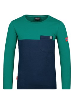 Trollkids Koszulka funkcyjna &quot;Bergen&quot; w kolorze zielono-granatowym ze sklepu Limango Polska w kategorii T-shirty chłopięce - zdjęcie 163678683