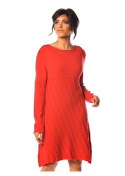 So Cachemire Sukienka dzianinowa &quot;Hindy&quot; w kolorze czerwonym ze sklepu Limango Polska w kategorii Sukienki - zdjęcie 163679862
