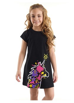 Denokids Sukienka &quot;Unicorn Splash&quot; w kolorze czarnym ze sklepu Limango Polska w kategorii Sukienki dziewczęce - zdjęcie 163681524
