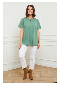 Curvy Lady Koszulka w kolorze zielonym ze sklepu Limango Polska w kategorii Bluzki damskie - zdjęcie 163683842