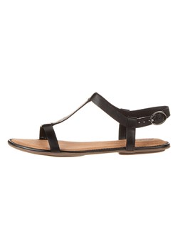 Clarks Skórzane sandały w kolorze czarnym ze sklepu Limango Polska w kategorii Sandały damskie - zdjęcie 163685992