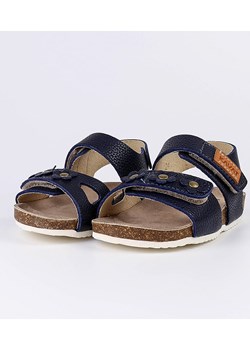 KAVAT Skórzane sandały w kolorze granatowym ze sklepu Limango Polska w kategorii Sandały dziecięce - zdjęcie 163686041