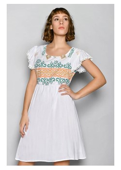 H.H.G. Sukienka w kolorze białym ze wzorem ze sklepu Limango Polska w kategorii Sukienki - zdjęcie 163687620