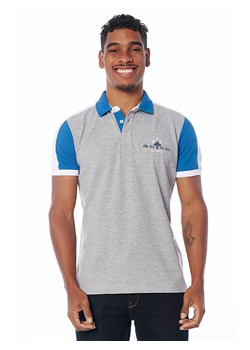 Galvanni Koszulka polo w kolorze szaro-niebieskim ze sklepu Limango Polska w kategorii T-shirty męskie - zdjęcie 163688011