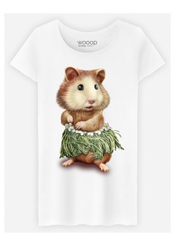 WOOOP Koszulka &quot;Hamster Hula&quot; w kolorze białym ze sklepu Limango Polska w kategorii Bluzki damskie - zdjęcie 163688911