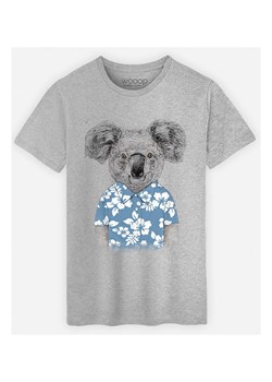 WOOOP Koszulka &quot;Koala Blue&quot; w kolorze szarym ze sklepu Limango Polska w kategorii T-shirty męskie - zdjęcie 163688913