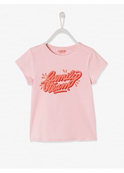 vertbaudet Koszulka w kolorze jasnoróżowym ze sklepu Limango Polska w kategorii Bluzki dziewczęce - zdjęcie 163689803