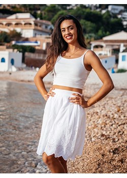 Isla Bonita by SIGRIS Spódnica w kolorze białym ze sklepu Limango Polska w kategorii Spódnice - zdjęcie 163690730
