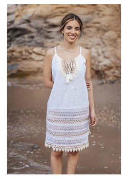 Isla Bonita by SIGRIS Sukienka w kolorze biało-kremowym ze sklepu Limango Polska w kategorii Sukienki - zdjęcie 163690750
