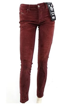 Diesel Clothes Spodnie &quot;D-Jevel&quot; w kolorze bordowym ze sklepu Limango Polska w kategorii Spodnie damskie - zdjęcie 163692660