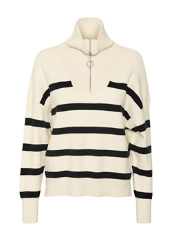 Vero Moda Sweter &quot;Saba&quot; w kolorze czarno-kremowym ze sklepu Limango Polska w kategorii Swetry damskie - zdjęcie 163693564