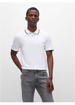 Hugo Boss Koszulka polo w kolorze białym ze sklepu Limango Polska w kategorii T-shirty męskie - zdjęcie 163699182