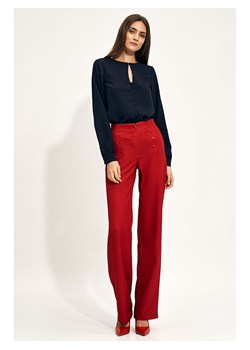 Nife Spodnie w kolorze czerwonym ze sklepu Limango Polska w kategorii Spodnie damskie - zdjęcie 163700251