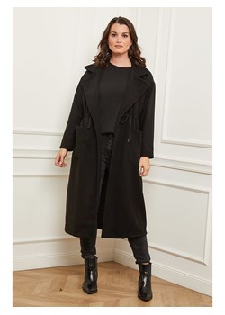 Curvy Lady Płaszcz przejściowy w kolorze czarnym ze sklepu Limango Polska w kategorii Płaszcze damskie - zdjęcie 163702760