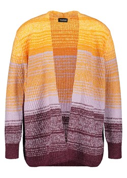 TAIFUN Kardigan w kolorze pomarańczowo-fioletowo-bordowym ze sklepu Limango Polska w kategorii Swetry damskie - zdjęcie 163705393