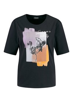 TAIFUN Koszulka w kolorze czarnym ze wzorem ze sklepu Limango Polska w kategorii Bluzki damskie - zdjęcie 163705403